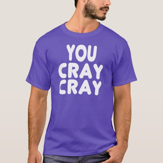 Cray Cray White Internet Memories T-shirt (Voorkant)