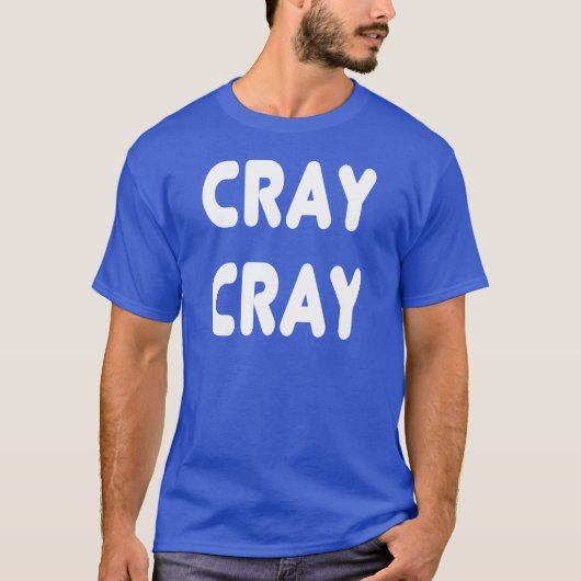 Cray Cray White Internet Memories T-shirt (Voorkant)