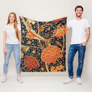 Cray door William Morris Fleece Deken