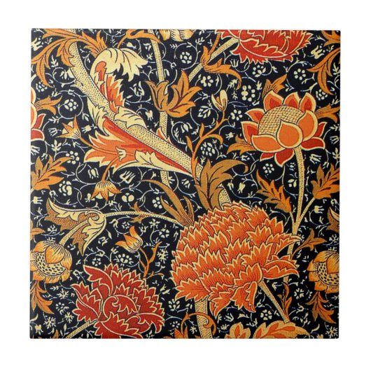 Cray door William Morris Tegeltje (Voorkant)