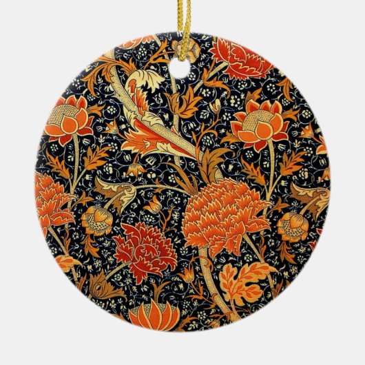 Cray, een mooi  design van William Morris, Keramisch Ornament (Voorkant)