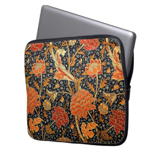 Cray, een prachtig William Morris-ontwerp. Laptop Sleeve