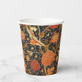 Cray, een prachtig William Morris-ontwerp. Papieren Bekers (Achterkant)