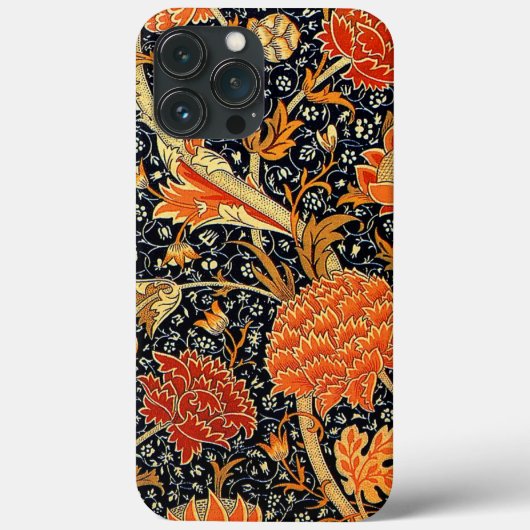 Cray, een William Morris  design Hoesje-Mate iP Case-Mate iPhone Case (Achterkant)