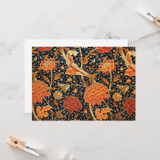 Cray, een William Morris-design, Kaart (Voorkant / Achterkant in situ)