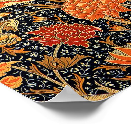 Cray, een William Morris patroon, Poster (Hoek)