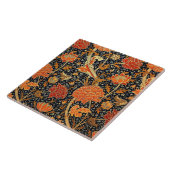 Cray, een William Morris patroon, Tegeltje (Zijkant)