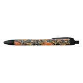Cray, famous pattern by William Morris, Zwarte Inkt Pen (Bovenkant)