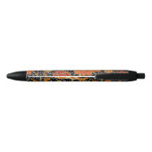 Cray, famous pattern by William Morris, Zwarte Inkt Pen (Achterkant)