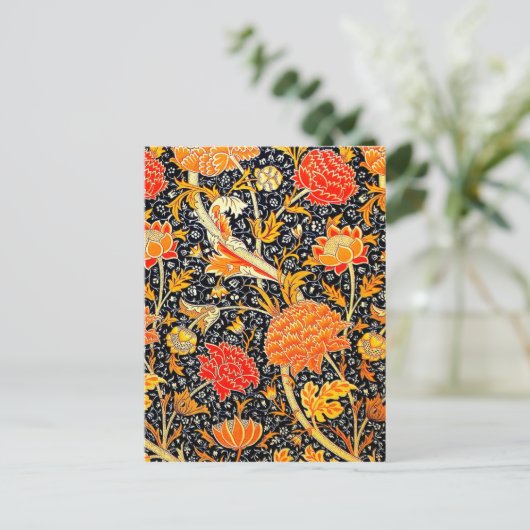 Cray Floral briefkaart (Staand voorkant)
