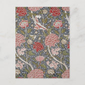 Cray Floral Textiel Patroon William Morris Briefkaart (Voorkant)