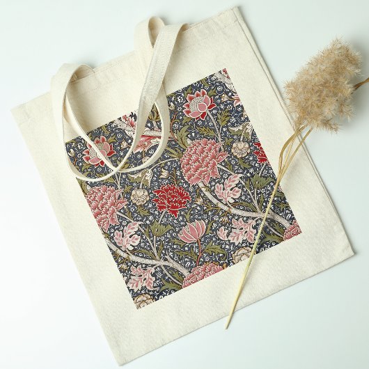 Cray Floral Textile William Morris Tote Bag
