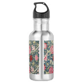 Cray Pattern - bloemen & bladeren - William Morris Waterfles (Achterkant)