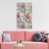 Cray Pattern (door William Morris) Art Canvas Afdruk (Insitu (Woonkamer))