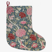 Cray Pattern (door William Morris) Grote Kerstsok (Voorkant)