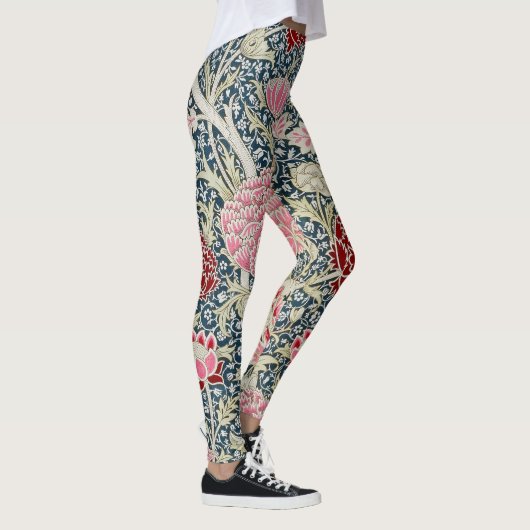 Cray Pattern (door William Morris) Leggings (Rechts)
