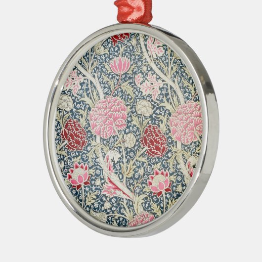 Cray Pattern (door William Morris) Metalen Ornament (Links)