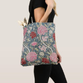 Cray Pattern (door William Morris) Tote Bag (Dichtbij)