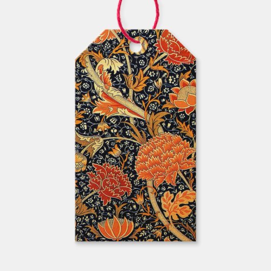 Cray, populair patroon van William Morris, Cadeaulabel (Voorkant)