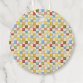 CRAY QUILT Ronde Gift Labels / Cream (Voorkant)