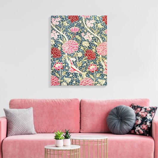 Cray van William Morris Canvas Afdruk (Insitu (Woonkamer))