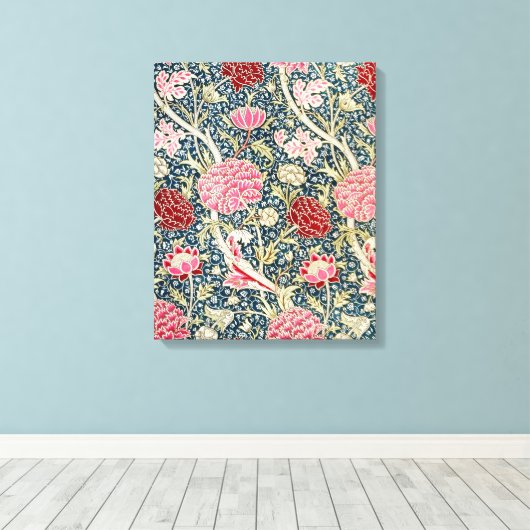 Cray van William Morris Canvas Afdruk (Insitu (Houten vloer))