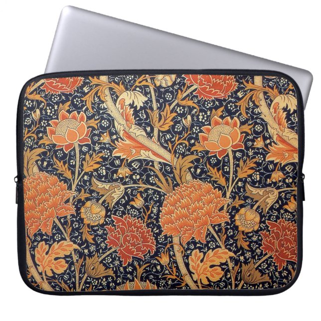 Cray van William Morris stunning Art Nouveau Laptop Sleeve (Voorkant)