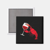 Crayfish Boil Party Funny Crawfish Lobster Seafood Magneet (Voorkant / Achterkant)