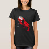 Crayfish Boil Party Funny Crawfish Lobster Seafood T-shirt (Voorkant)