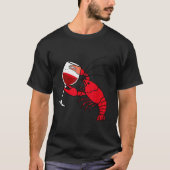 Crayfish Boil Party Funny Crawfish Lobster Seafood T-shirt (Voorkant)