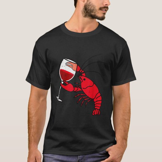 Crayfish Boil Party Funny Crawfish Lobster Seafood T-shirt (Voorkant)