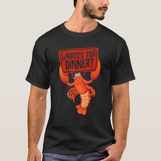 Crayfish  Crawfish Boil What's For Dinner Seafood T-shirt (Voorkant)