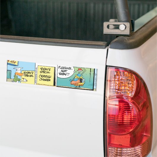 Crayfish De speciale vandaag Bumpersticker (Op Truck)