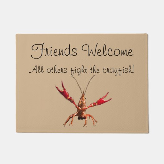 Crayfish Doormat Deurmat (Voorkant)