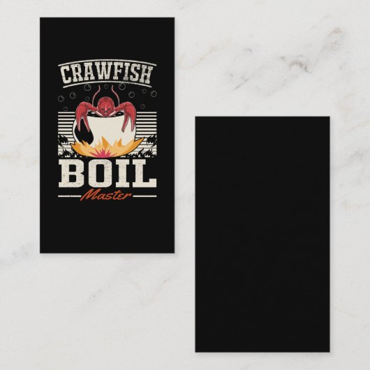 Crayfish Eater Visitekaartje (Voorkant / Achterkant)