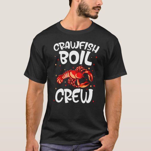 Crayfish Eating Cajun T-shirt (Voorkant)