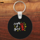 Crayfish Feisty And Scy Lemons Crawfish Women Men Sleutelhanger (Voorkant)