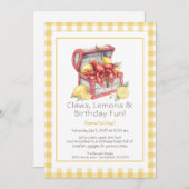 Crayfish & Lemon Treasure Chest Birthday  Kaart (Voorkant / Achterkant)