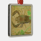 Crayfish Metalen Ornament (Rechts)
