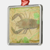 Crayfish Metalen Ornament (Links)