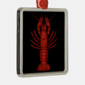 Crayfish Metalen Ornament (Rechts)