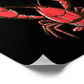 Crayfish Whos Your Crawdaddy Funny Crawfish Crawda Poster (Hoek)