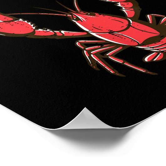 Crayfish Whos Your Crawdaddy Funny Crawfish Crawda Poster (Hoek)