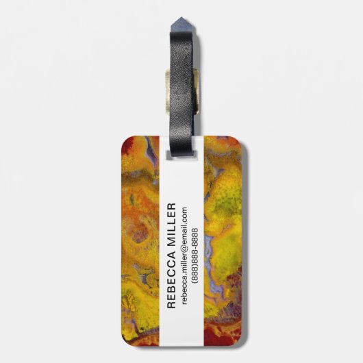 Crayola Jasper Bagagelabel (Achterkant verticaal)