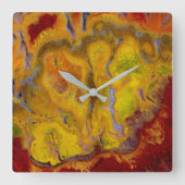 Crayola Jasper Vierkante Klok (Voorkant)