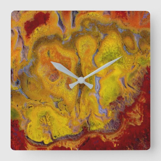 Crayola Jasper Vierkante Klok (Voorkant)