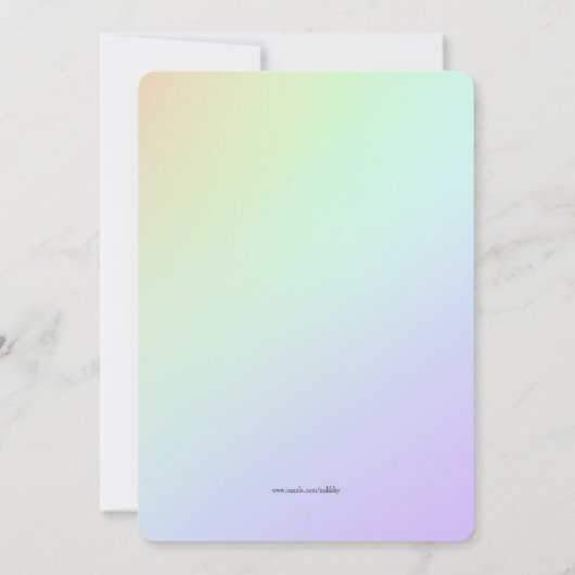 Crayola Rainbow Teacher Afstuderen Kaart (Achterkant)