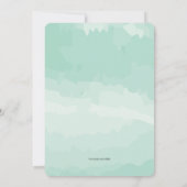 Crayola Rainbow Teacher Afstuderen Uitnodiging (Achterkant)