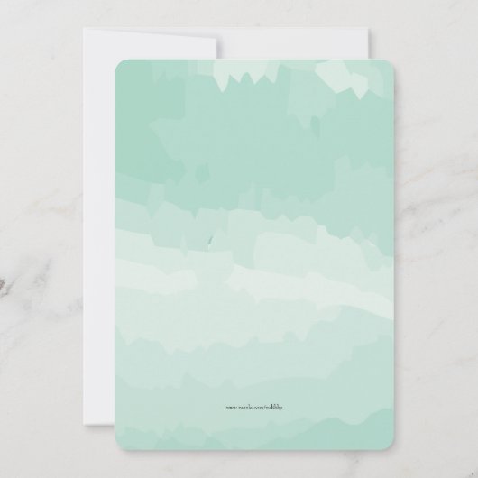 Crayola Rainbow Teacher Afstuderen Uitnodiging (Achterkant)