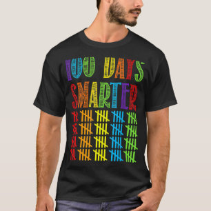 Crayon 100 dagen van meester Happy 100e dag van sc T-shirt